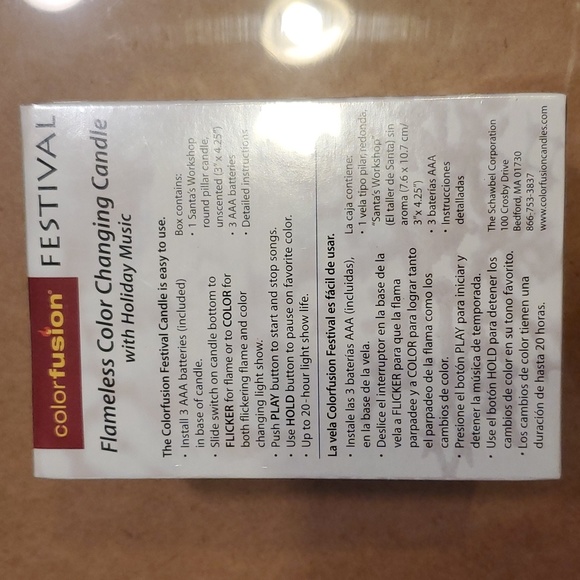 Flameless color changing candle - Picture 3 of 5